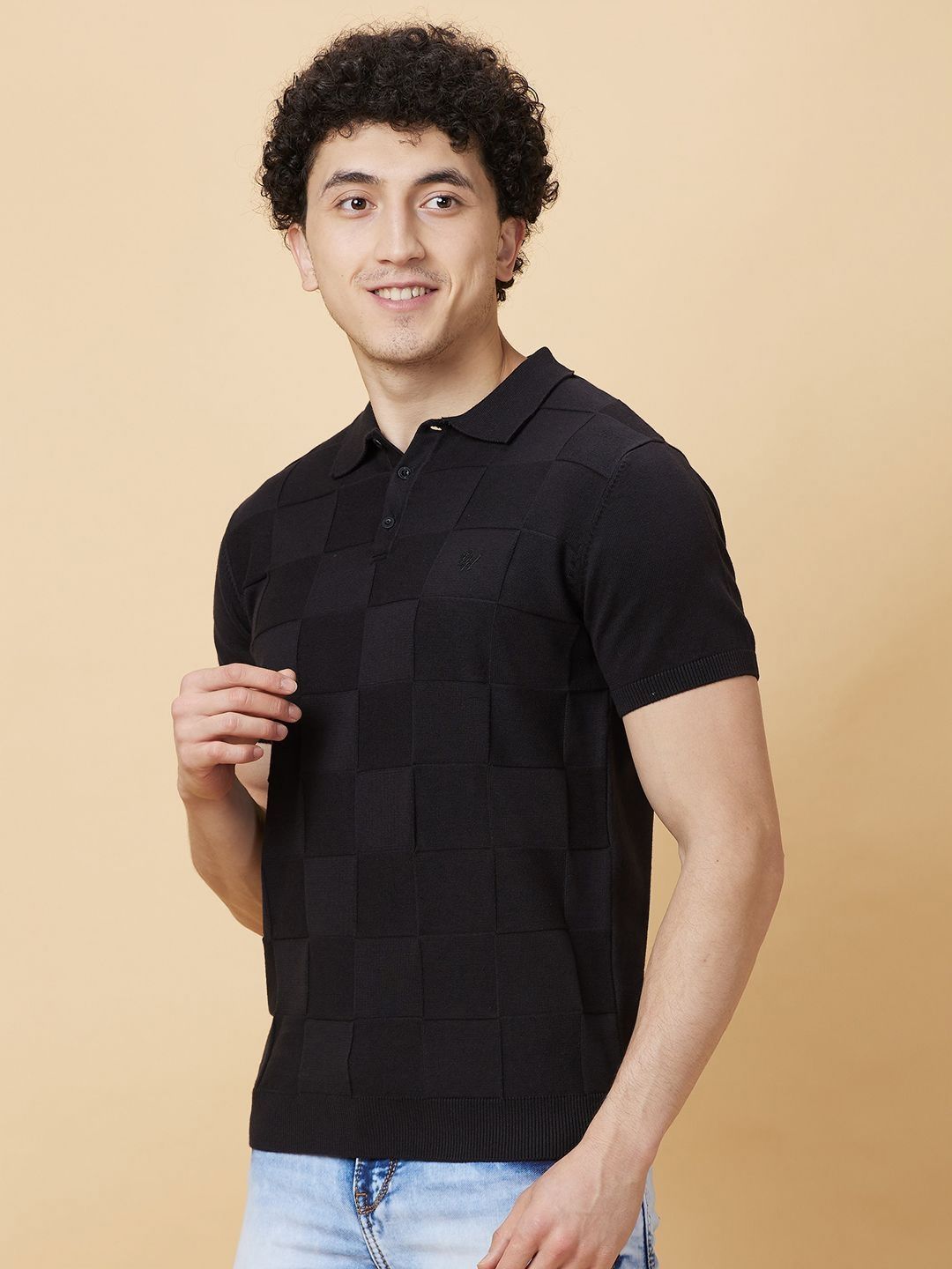 Being Human Men Polo Collar Pockets T-shirt