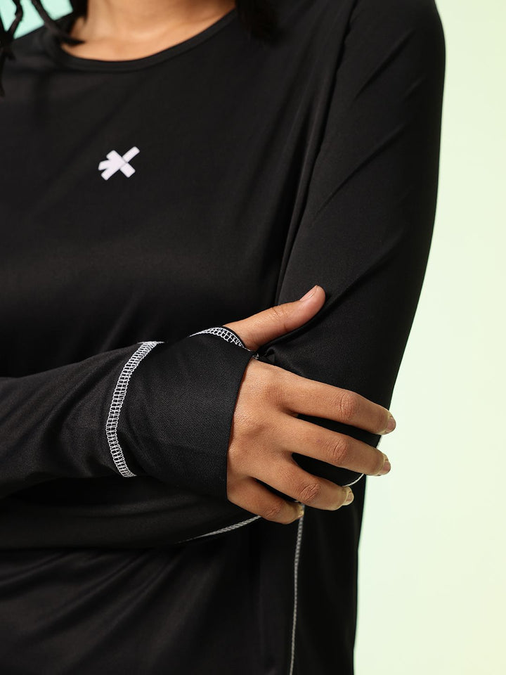 HRX by Hrithik Roshan New Era Story Contrast Stitch Rapid Dry Running T-shirt