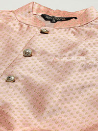 SOJANYA Lelaki Motif Etnik Putih Chikankari Kurta Kapas Tulen dengan Jaket Churidar & Nehru