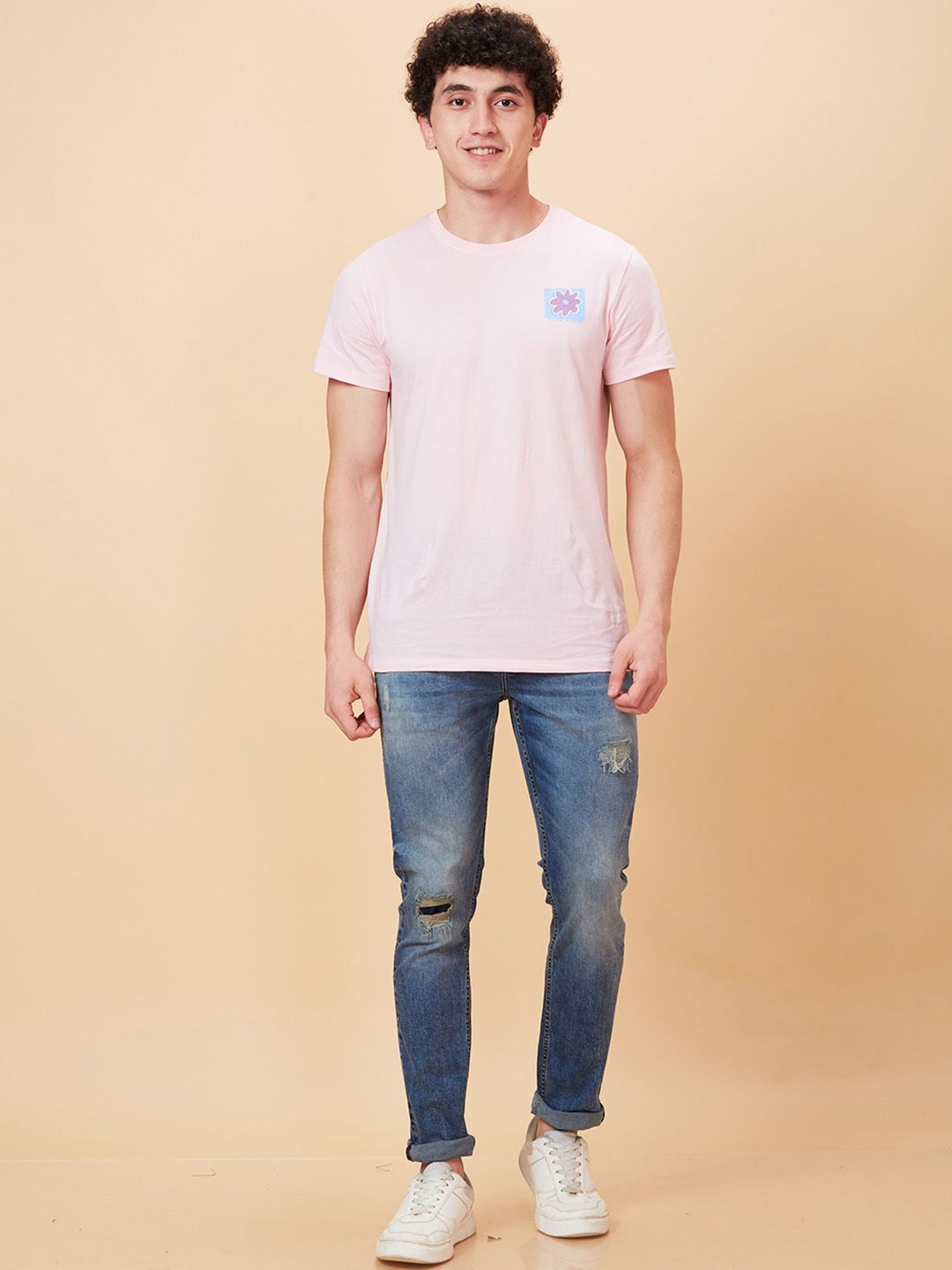 Being Human Men Slim Fit Light Fade Jeans