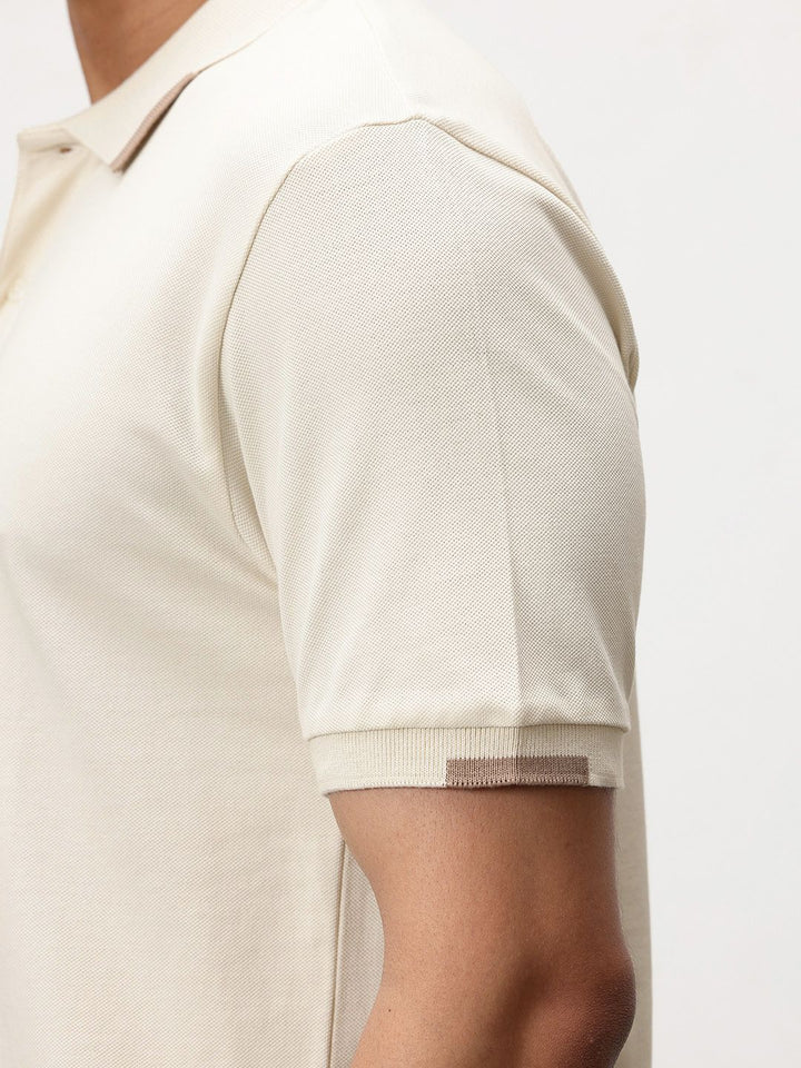ether Polo Collar Organic Cotton T-shirt