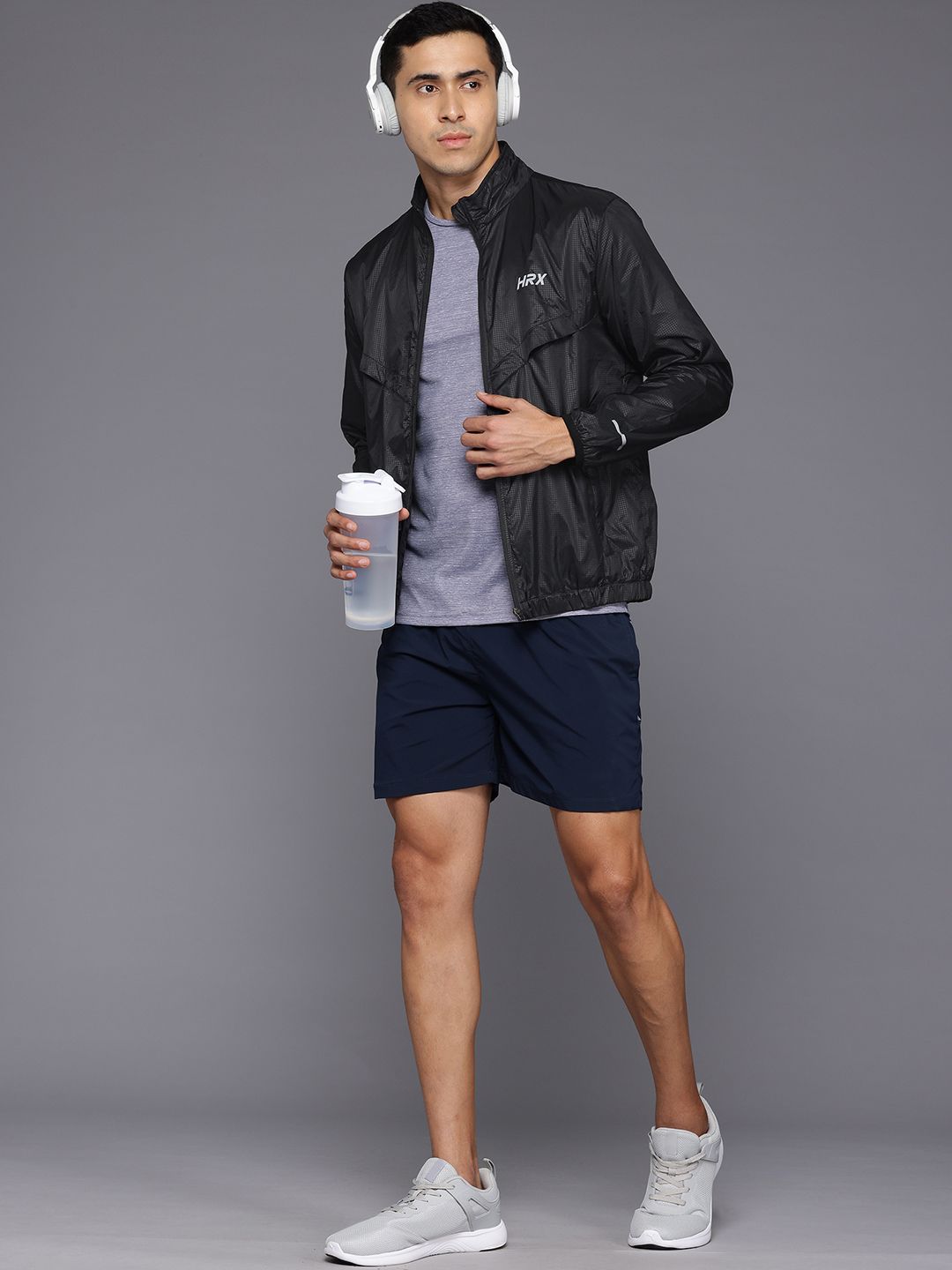 HRX by Hrithik Roshan Brand Logo Running Tailored Jacket