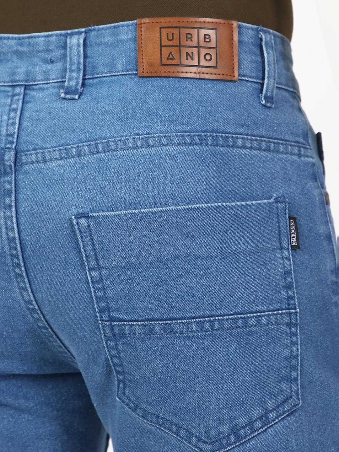 Urbano Fashion Men Mid-Rise Dark Shade Stretchable Jeans