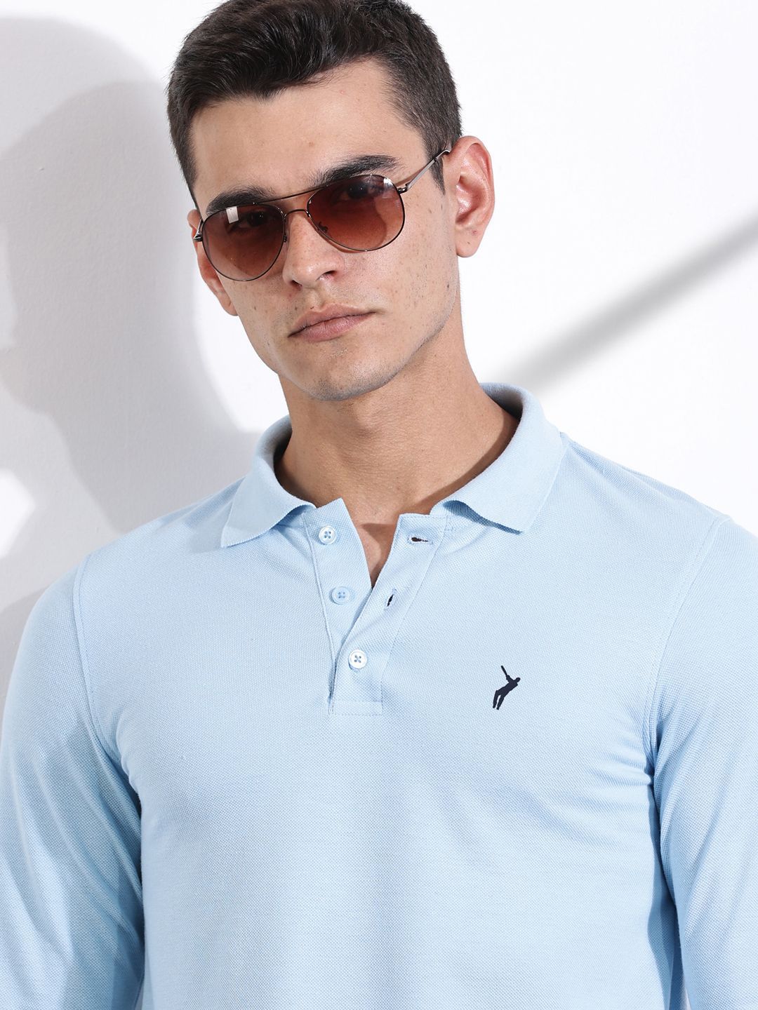 Thomas Scott Men Solid Polo Collar T-shirt