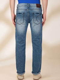 Being Human Men Straight Fit Mid-Rise Heavy Fade Stretchable Jeans