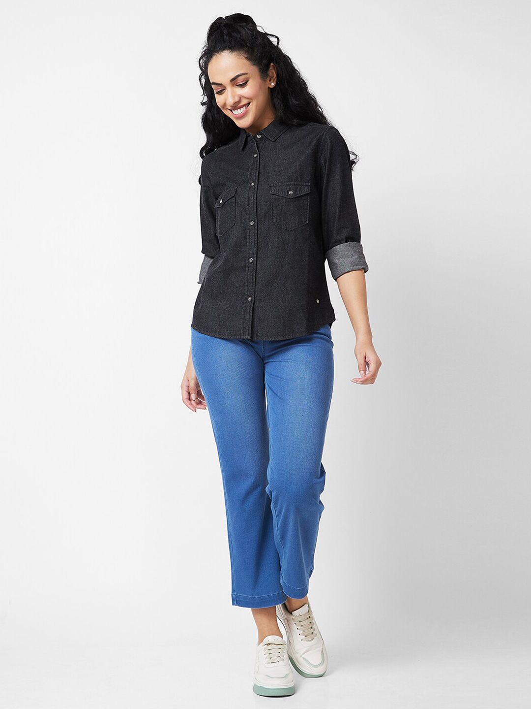 SPYKAR Women Opaque Casual Shirt