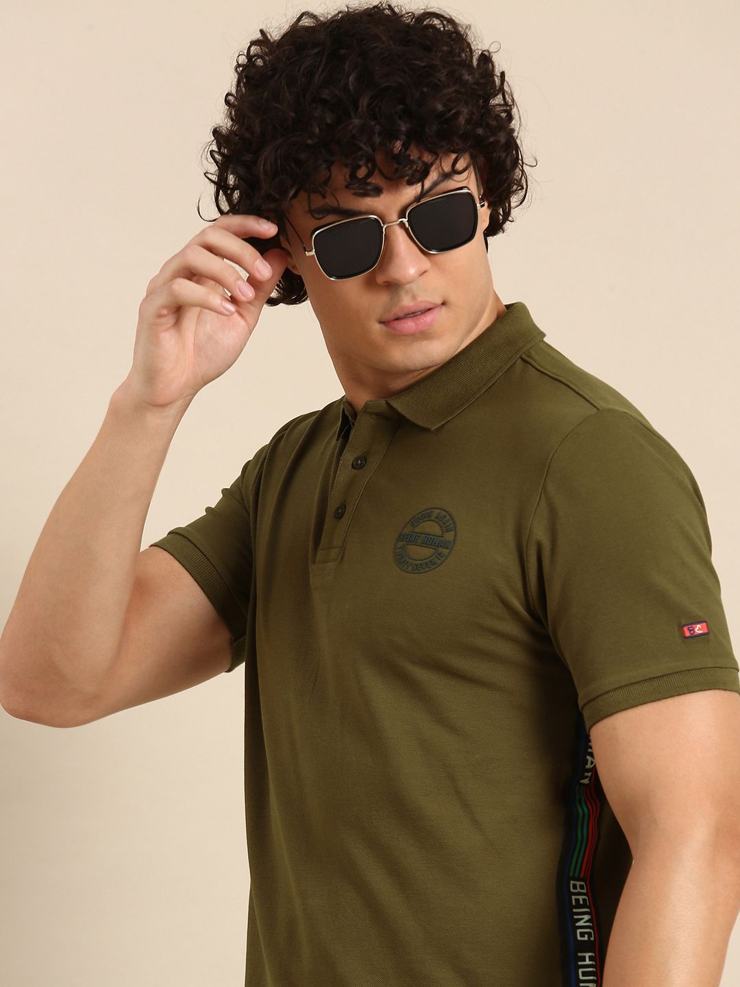 Being Human Polo Collar T-shirt
