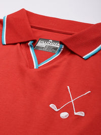 DILLINGER Women's Regular Fit Badge Embroidery Polo Tshirt