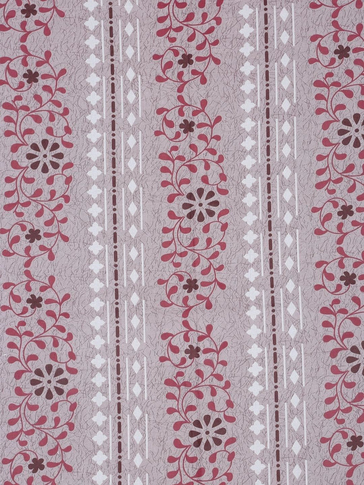 Myntra Elegant Homes Pink Floral 400 TC Single Bedsheet with 1 Pillow Covers