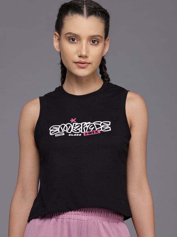 HRX by Hrithik Roshan Typography Printed T-shirt