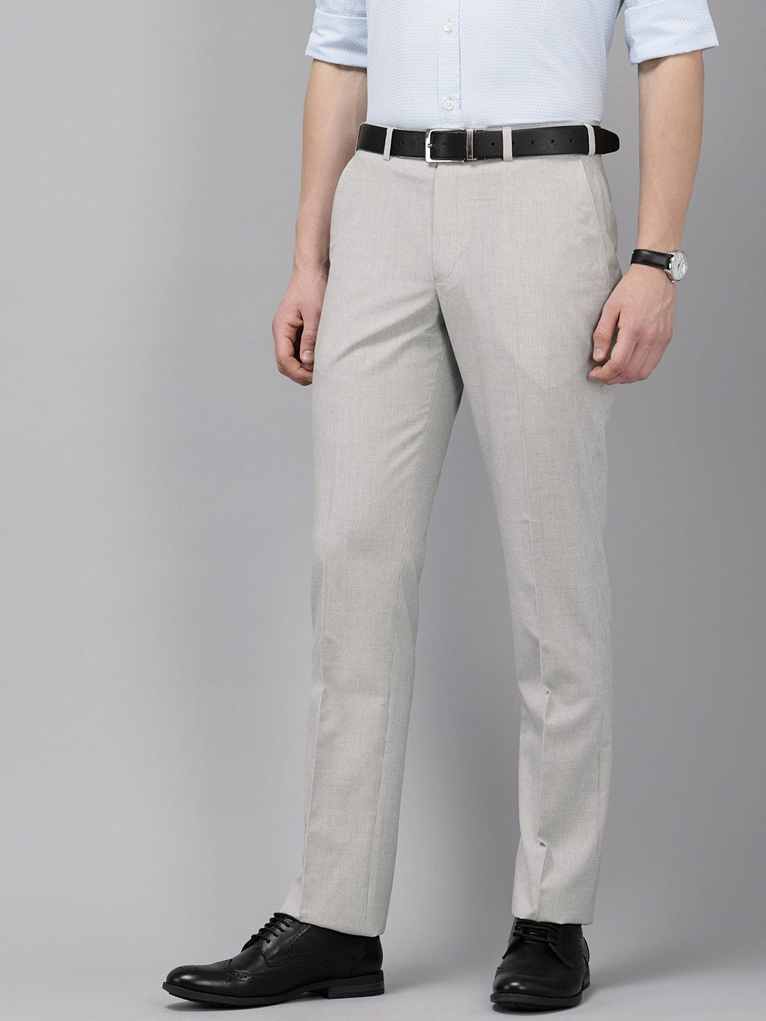 Park Avenue Men Striped Trousers