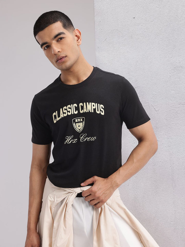 HRX by Hrithik Roshan Typography Printed T-shirt