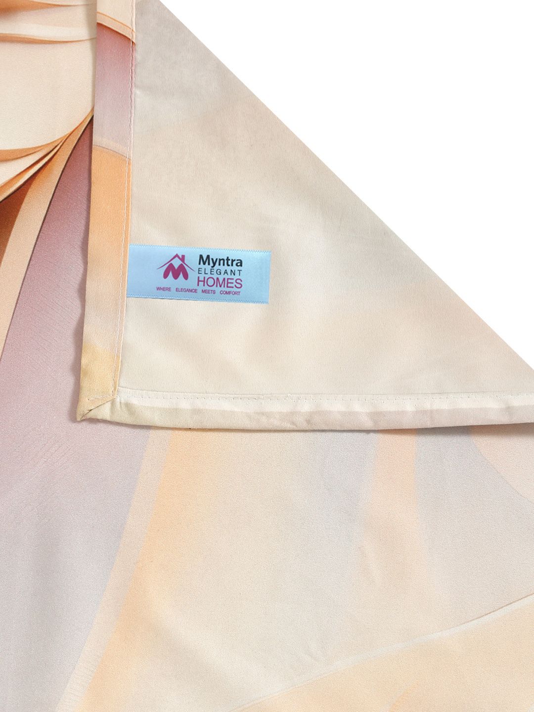 Myntra Elegant Homes Brown & White 400 TC King Bedsheet with 2 Pillow Covers