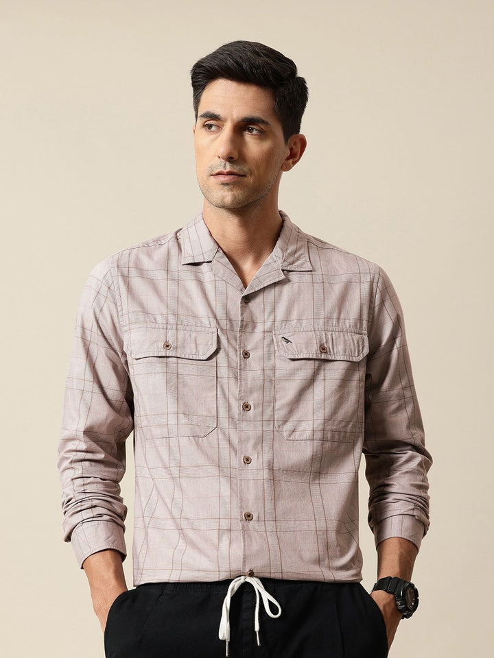 Mr Bowerbird Pure Cotton Liberal Fit Checked Casual Shirt