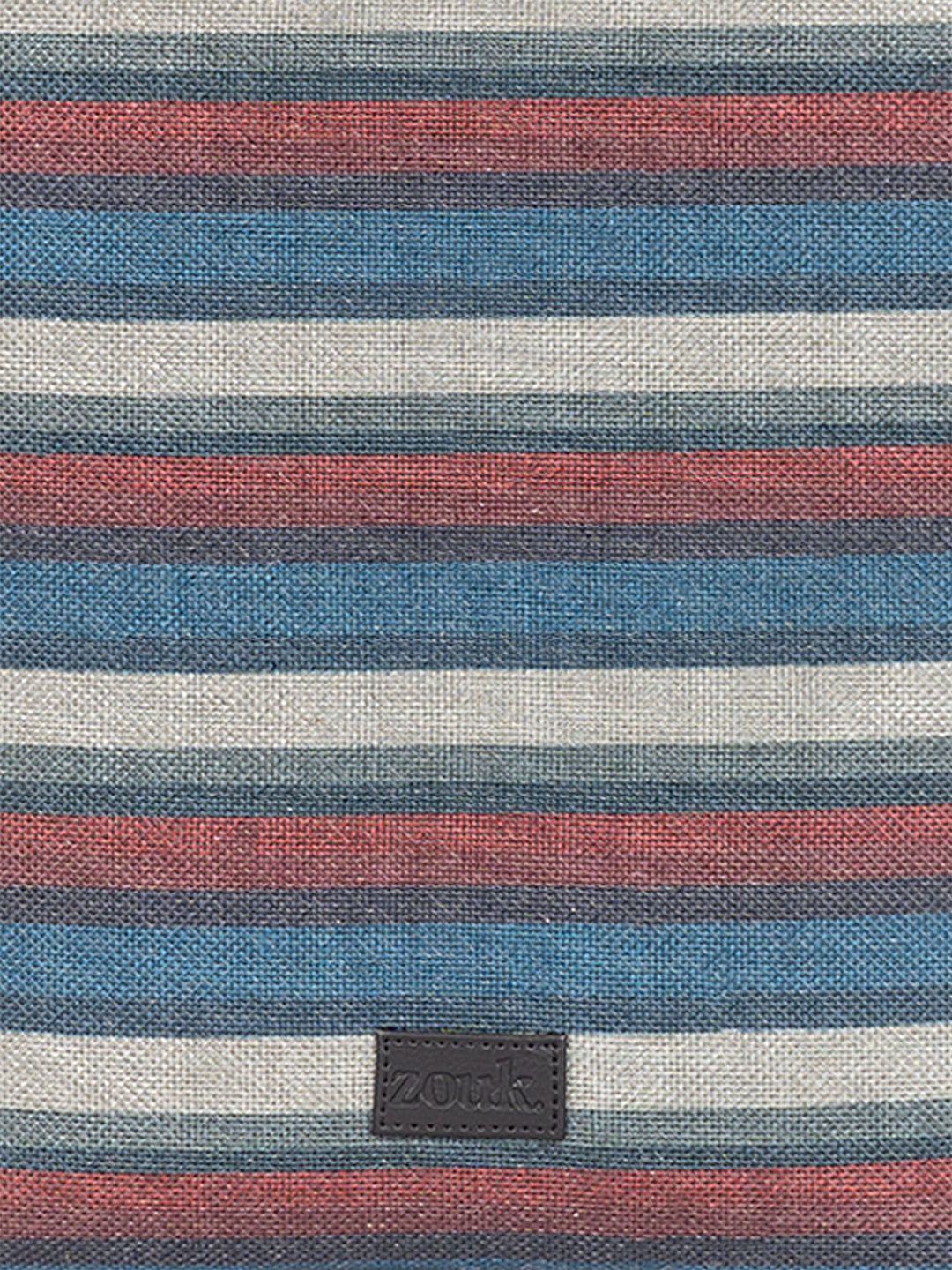 ZOUK Mysore Mosaic Striped Backpack with Compression Straps - 16 L