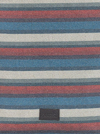 ZOUK Mysore Mosaic Striped Backpack with Compression Straps - 16 L