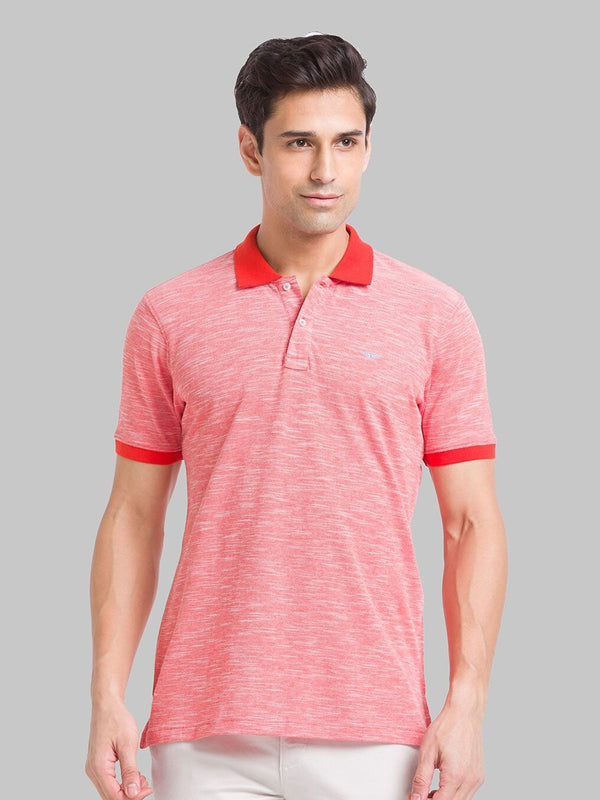Park Avenue Polo Collar Short Sleeves Slim Fit T-shirt