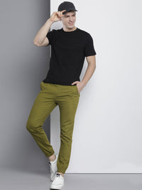 The Indian Garage Co Men Solid Slim Fit Joggers