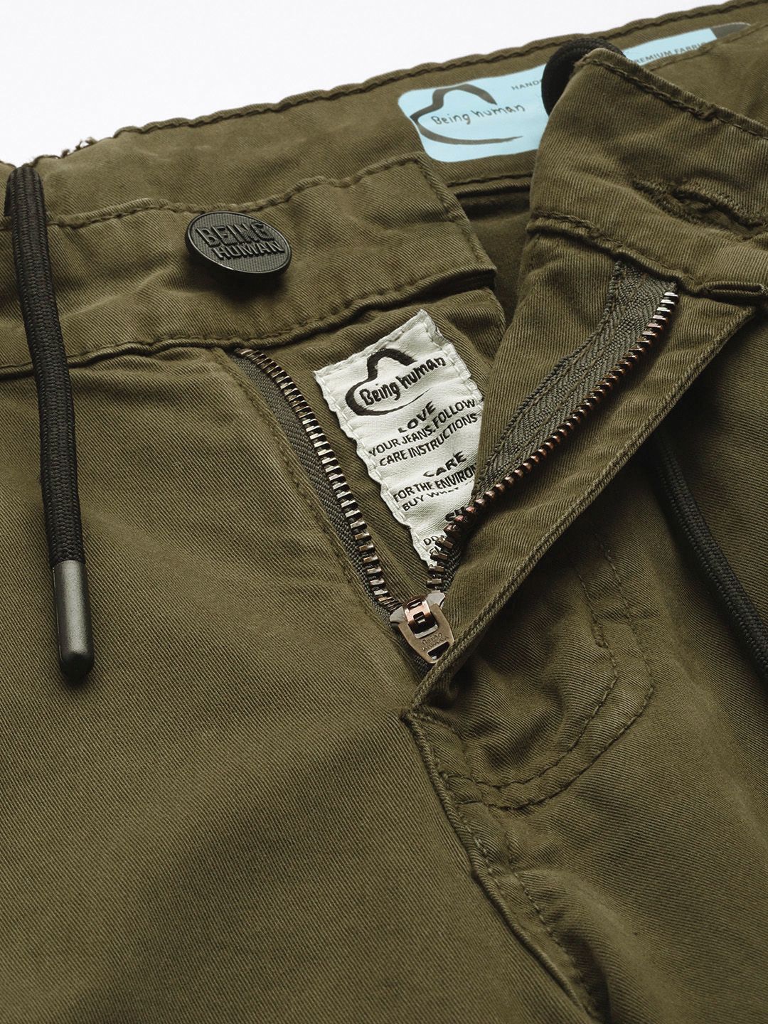 Being Human Men Slim Fit Cargo Joggers