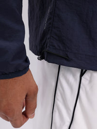 HRX by Hrithik Roshan Mock Collar Rapid-Dry Running Jacket with Toggle Hem