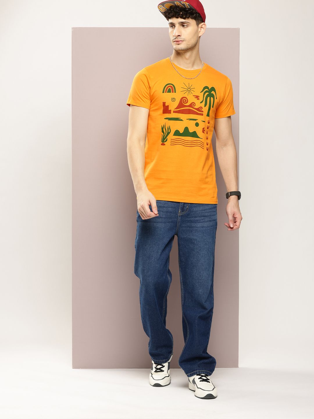 DILLINGER Men Printed Pure Cotton T-shirt