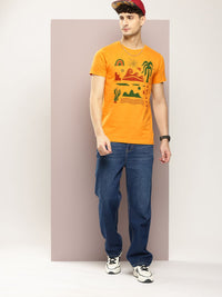 DILLINGER Men Printed Pure Cotton T-shirt