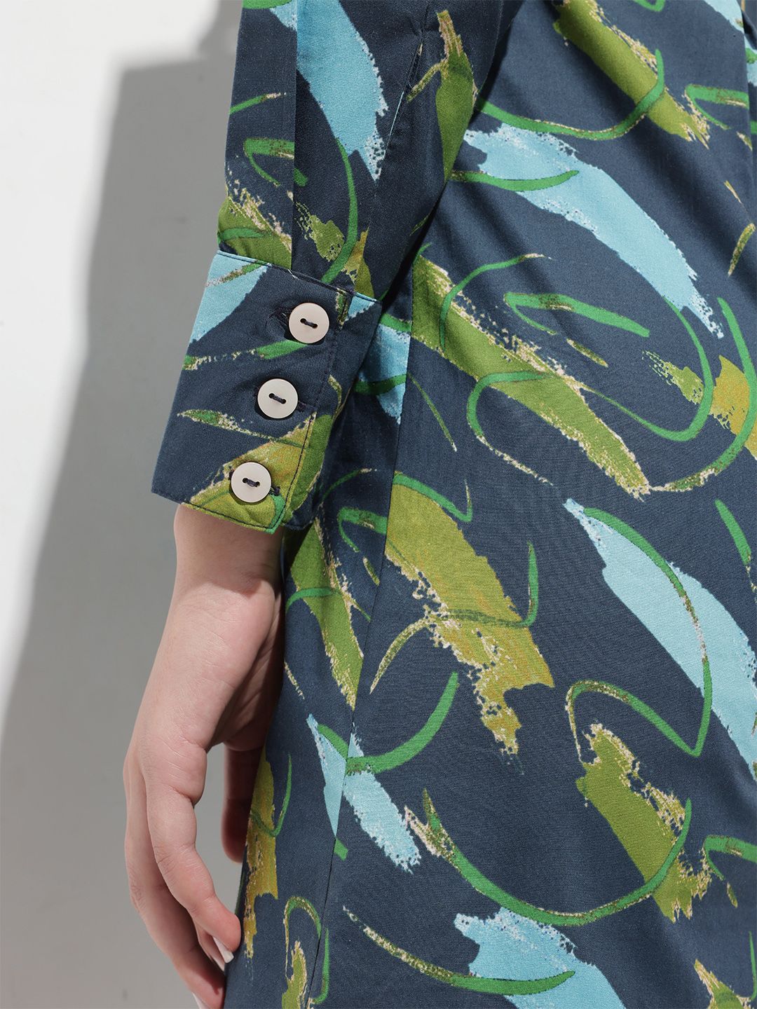 DressBerry Boxed & Bold Printed Shirt Dress