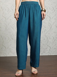 Vishudh Women Ethnic Motifs Printed Regular Kurta with Trousers & With Dupatta