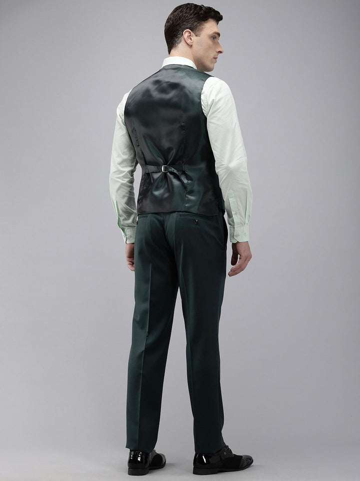 Park Avenue Super Slim Fit Notched Lapel Collar 3 Piece Formal Suit