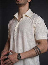 Powerlook India Ethnic Motifs Spread Collar Casual Shirt