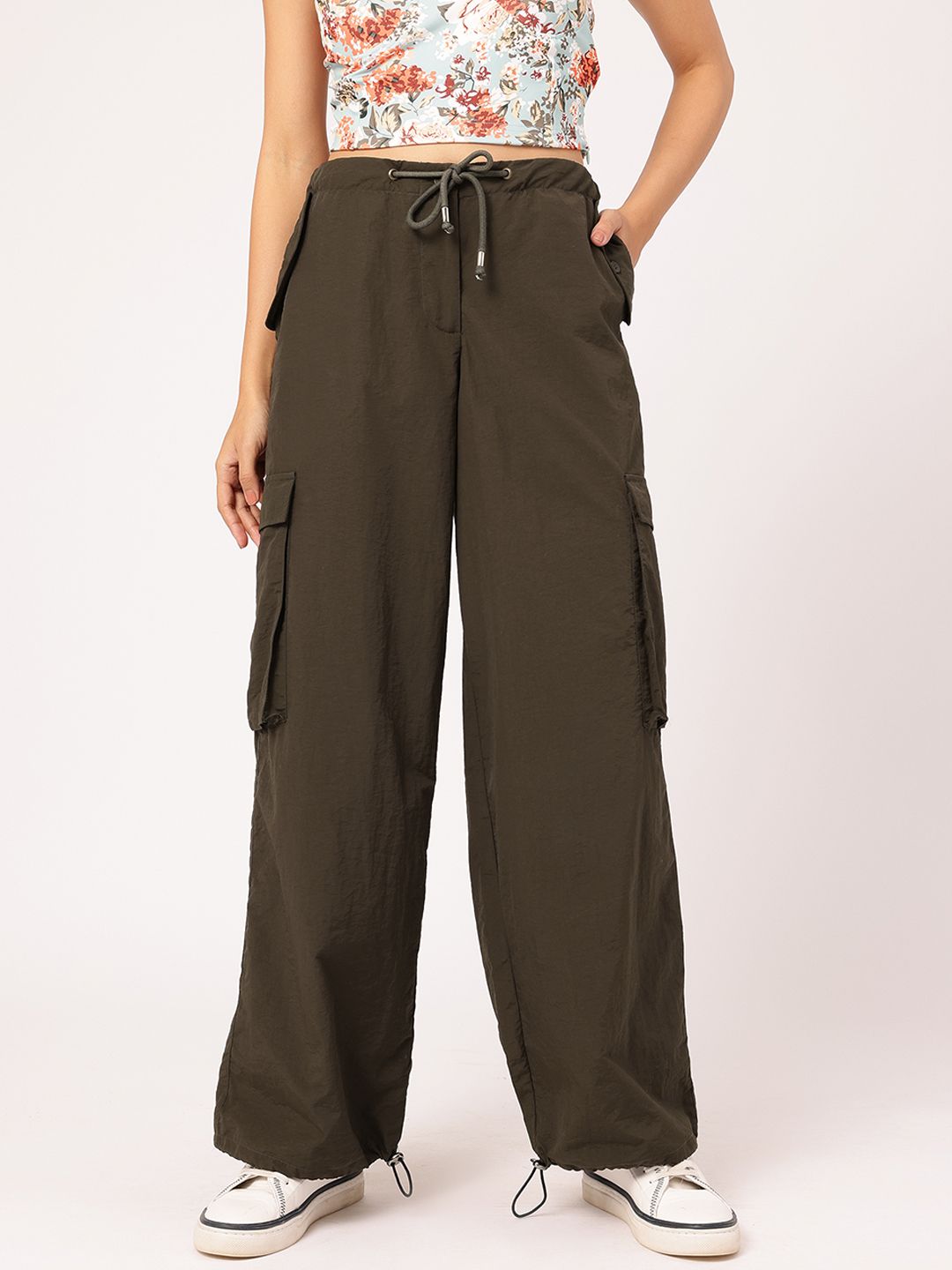DressBerry Women Whirl Win Parachute Trousers