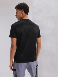 HRX by Hrithik Roshan Twin Collection Typography Printed Rapid-Dry Training T-shirt