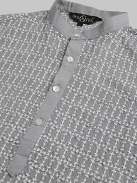 SOJANYA Embroidered Pure Cotton Kurta with Churidar
