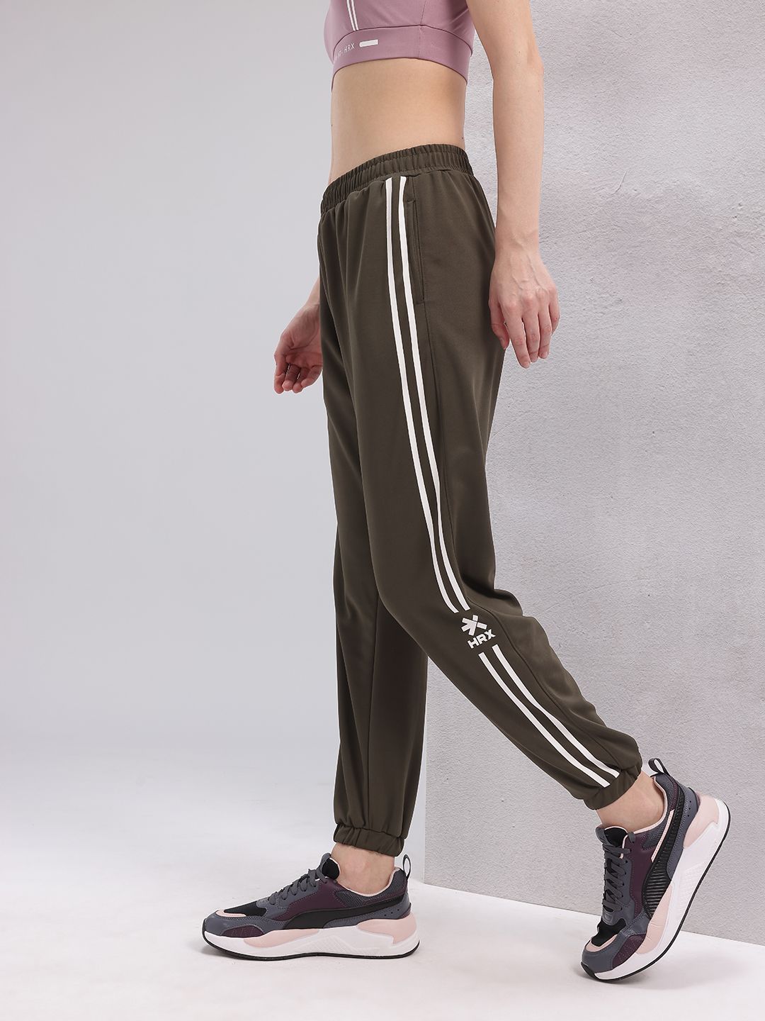 HRX by Hrithik Roshan Women Side Stripe Training Joggers