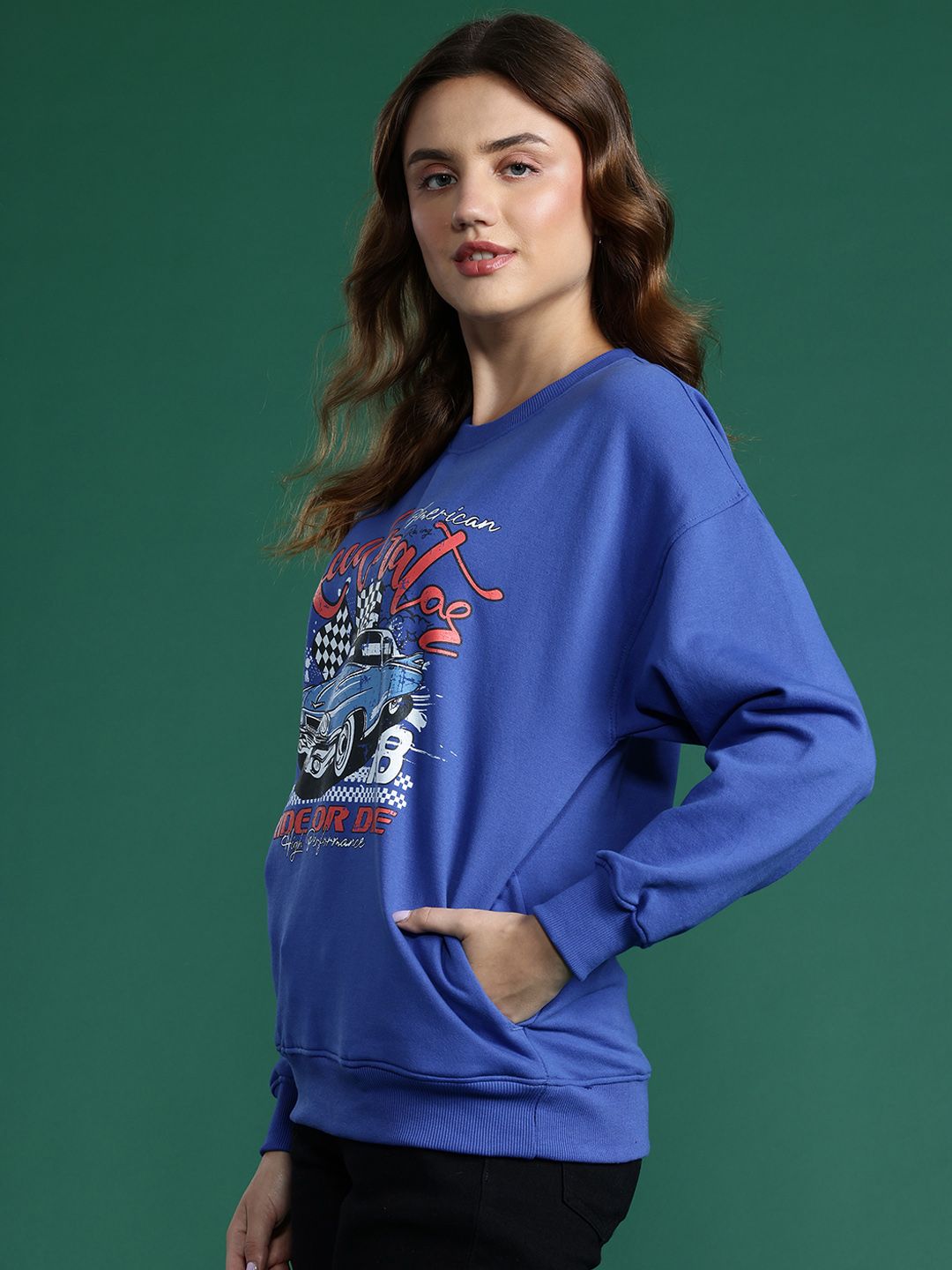 DressBerry Graphic Printed Sweatshirt