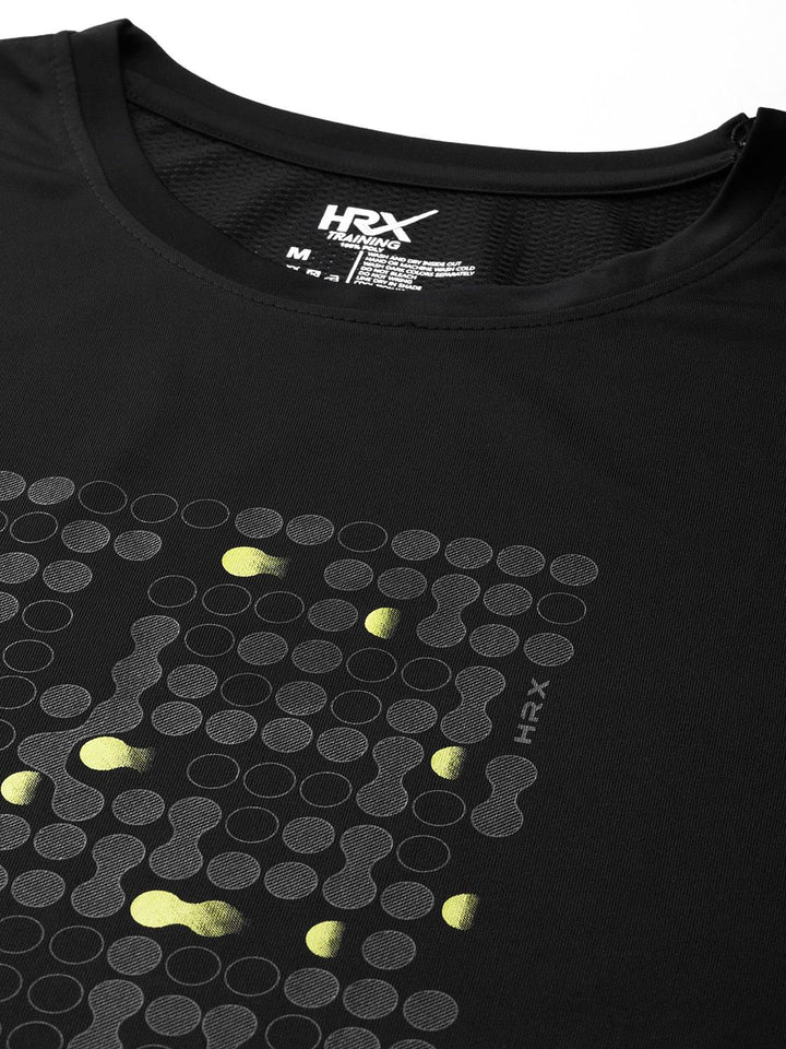 HRX by Hrithik Roshan Men Printed Rapid-Dry Training T-shirt