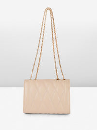 DressBerry Structured Quilted Shoulder Bag