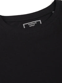 Thomas Scott Graphic Printed Drop-Shoulder Sleeves Oversized Pure Cotton T-shirt