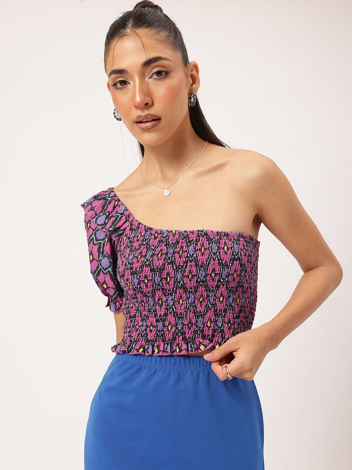 DressBerry Urban Chic One-Shoulder SmockSwag Top