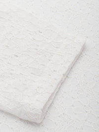 style quotient women Schiffli Puff Sleeve Cotton Regular Top