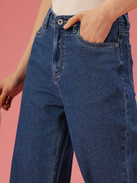 DressBerry Women Straight Fit High-Rise Stretchable Jeans