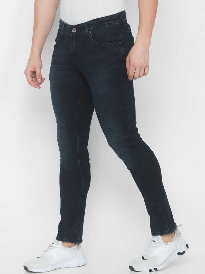 SPYKAR Men Blue Skinny Fit Low-Rise Stretchable Jeans