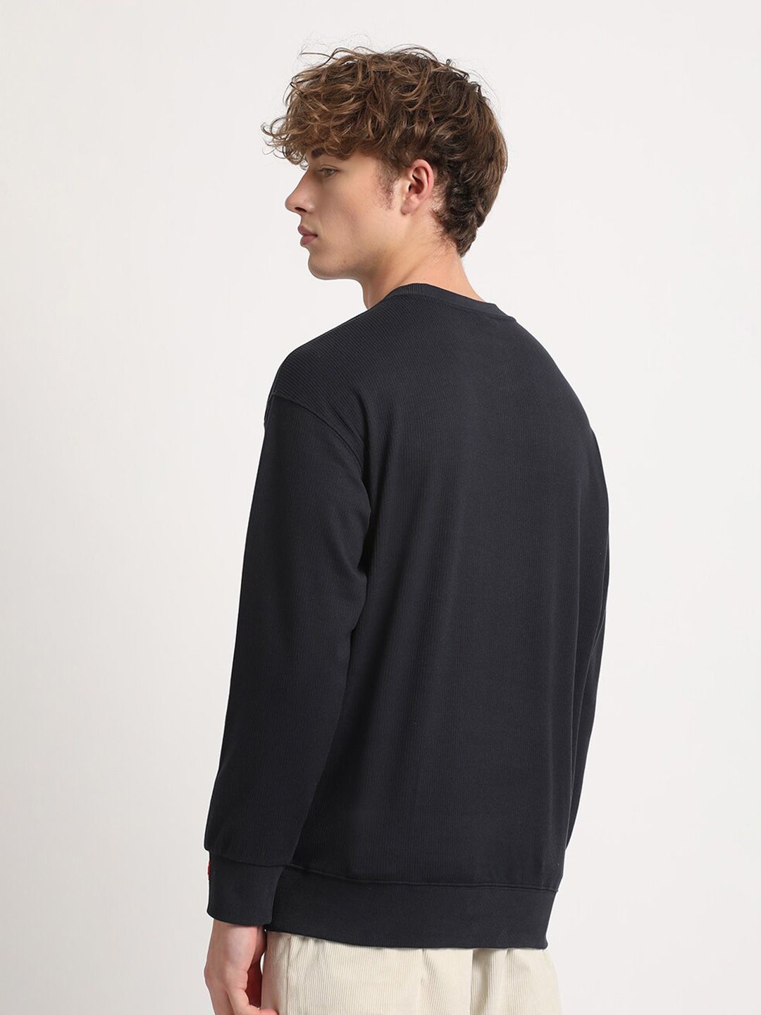 THE BEAR HOUSE Typography Printed Relaxed Fit Pullover