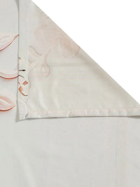 Moda Rapido X KLOTTHE Green & Peach-Coloured 400 TC King Bedsheet with 2 Pillow Covers