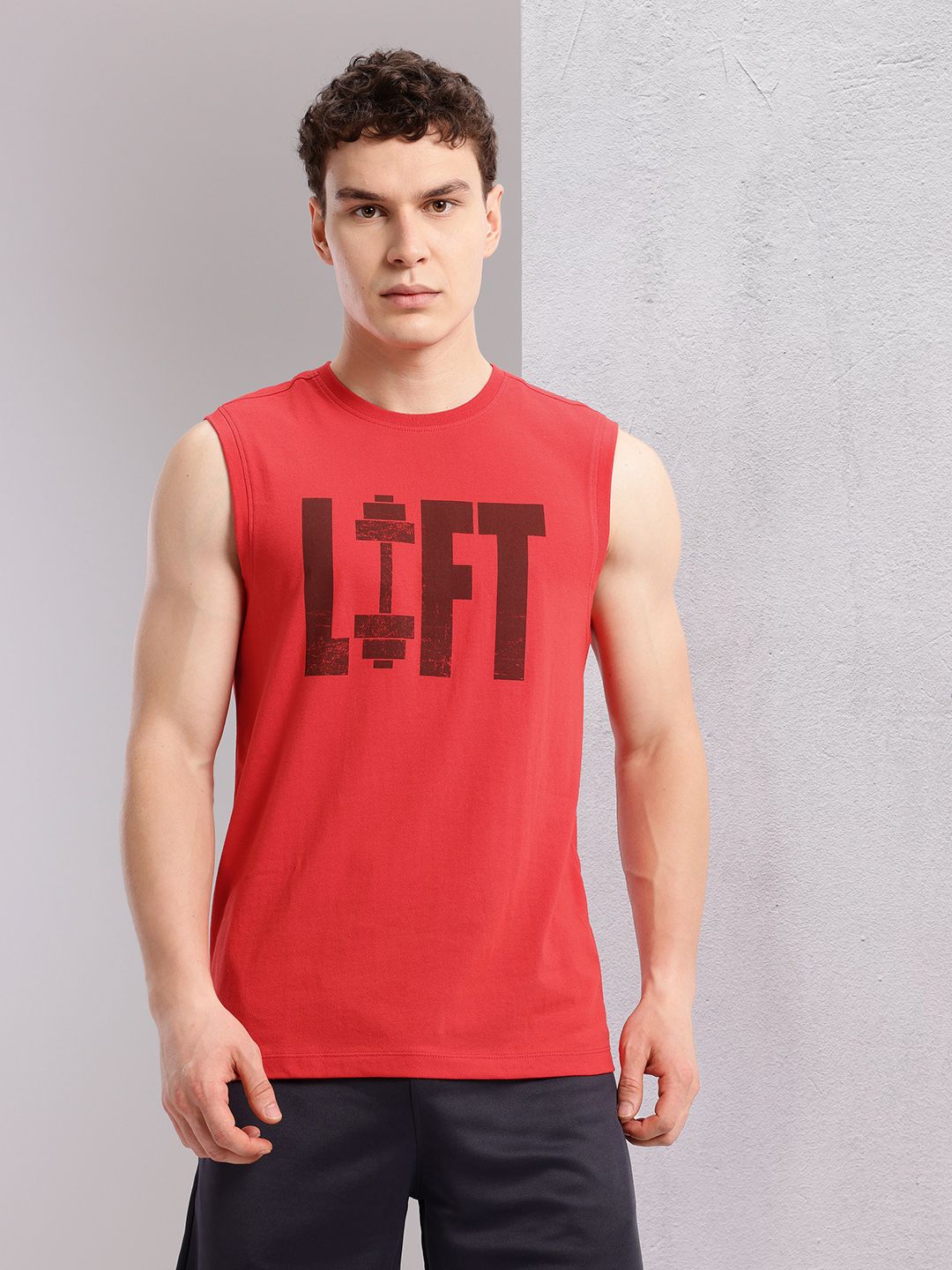 HRX by Hrithik Roshan Typography Printed Regular Fit Training T-shirt