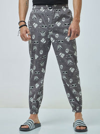 Bewakoof Pure Cotton Printed Joggers