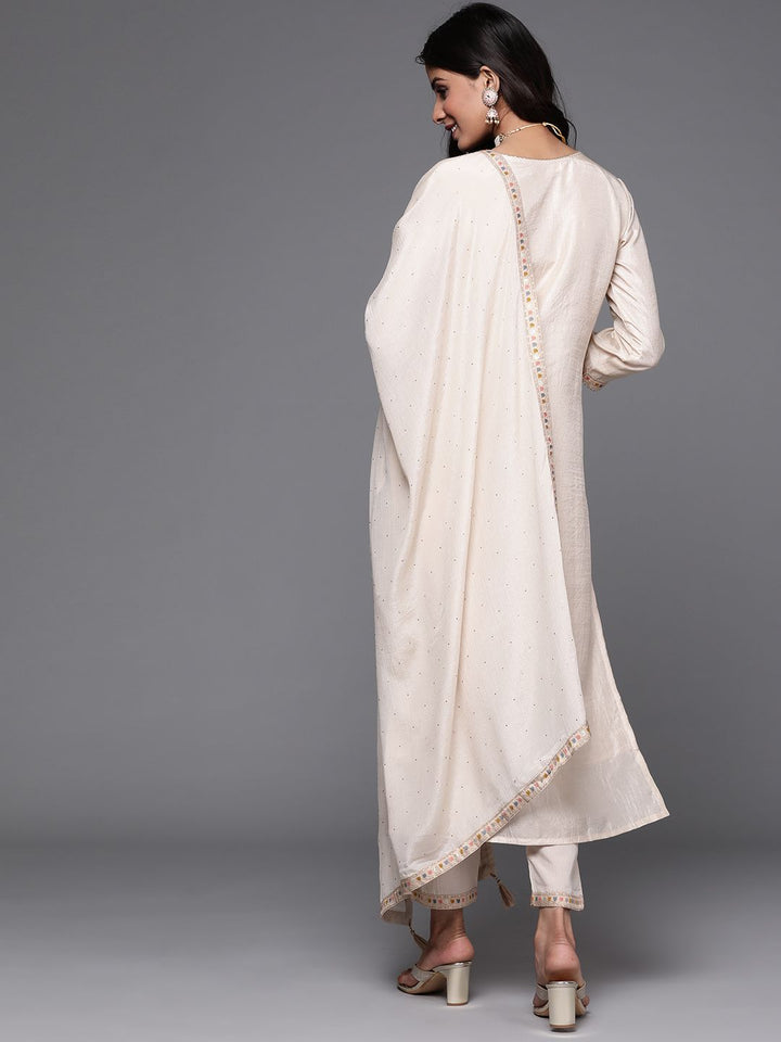 Libas Women Ethnic Motifs Regular Kurta with Trousers & Dupatta