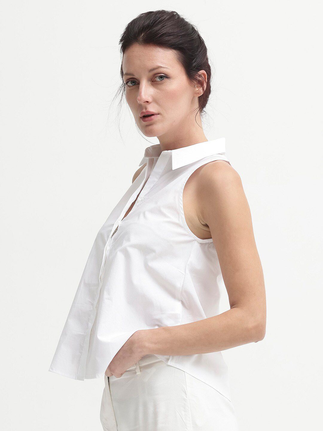 RAREISM Cotton Shirt Style Top