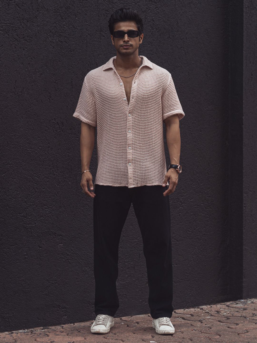 Powerlook Men Opaque Checked Casual Shirt