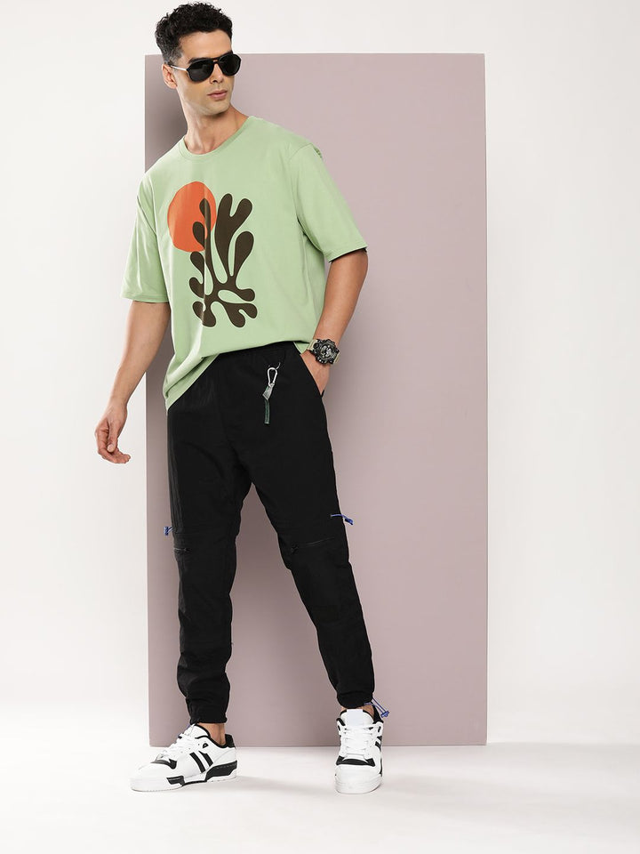 DILLINGER Men Graphic Printed Oversized T-shirt